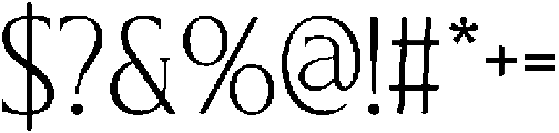 CS Florens Regular otf (400) Font OTHER CHARS