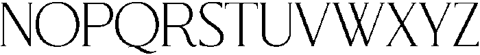 CS Florens Regular otf (400) Font UPPERCASE