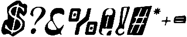 CS Flosie Drawn Italic otf (400) Font OTHER CHARS