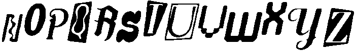 CS Flosie Drawn Italic otf (400) Font UPPERCASE