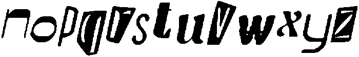 CS Flosie Drawn Italic otf (400) Font LOWERCASE