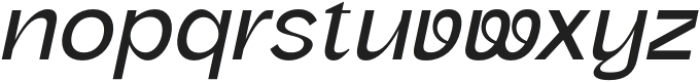 CS Forest Italic otf (400) Font LOWERCASE