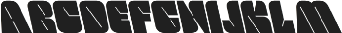 CS Future Reverse Italic otf (400) Font UPPERCASE