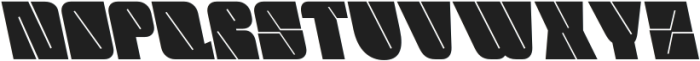 CS Future Reverse Italic otf (400) Font UPPERCASE