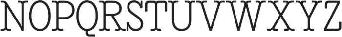CS Gains Regular otf (400) Font UPPERCASE