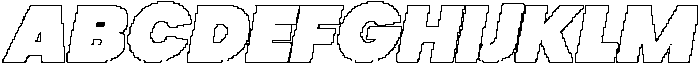 CS Galba Pixel Outline otf (400) Font
