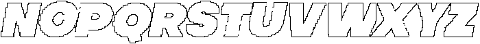 CS Galba Pixel Outline otf (400) Font UPPERCASE