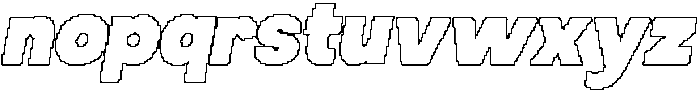 CS Galba Pixel Outline otf (400) Font LOWERCASE