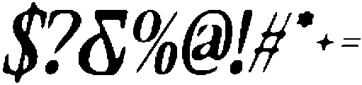 CS Galcia Drawn Italic otf (400) Font OTHER CHARS
