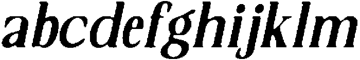 CS Galcia Drawn Italic otf (400) FONT