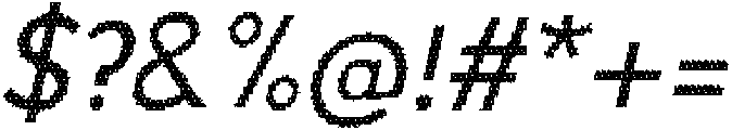 CS Galileo Disco Italic otf (400) Font OTHER CHARS