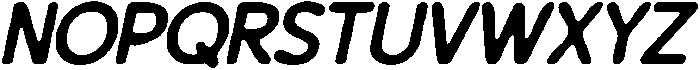 CS Galileo Drawn Italic otf (400) Font UPPERCASE