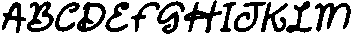CS Galya Drawn Italic otf (400) Font UPPERCASE