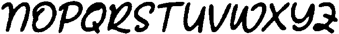 CS Galya Drawn Italic otf (400) Font UPPERCASE