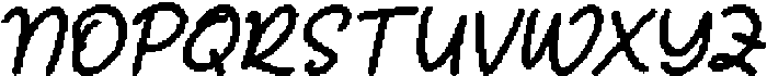 CS Galya Pixel Regular otf (400) Font UPPERCASE