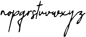CS Galysia Drawn Italic otf (400) Font LOWERCASE