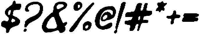 CS Gamalies Drawn Italic otf (400) Font OTHER CHARS