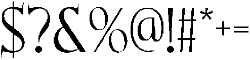 CS Garens Regular otf (400) Font OTHER CHARS