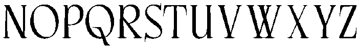 CS Garens Regular otf (400) Font UPPERCASE