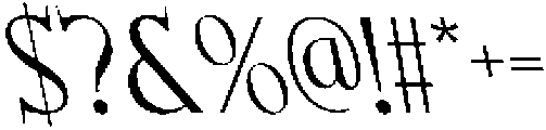 CS Garens Reverse Italic otf (400) Font OTHER CHARS