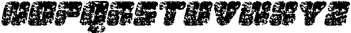 CS Garlic Stamp Italic otf (400) Font UPPERCASE