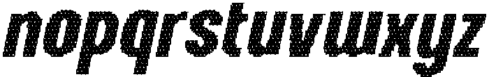 CS Garnet Disco Italic otf (400) Font LOWERCASE