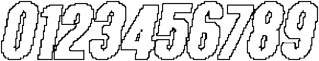 CS Garnet Pixel Outline otf (400) Font OTHER CHARS