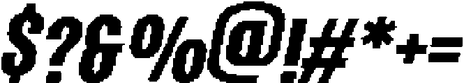CS Garnet Pixel Regular otf (400) Font OTHER CHARS