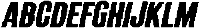 CS Garnet Pixel Regular otf (400) Font UPPERCASE