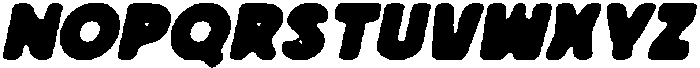 CS Garvey Drawn Italic otf (400) Font UPPERCASE