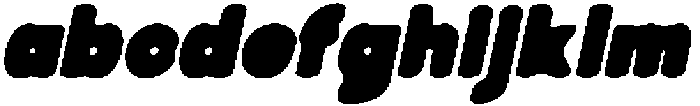 CS Garvey Drawn Italic otf (400) Font LOWERCASE