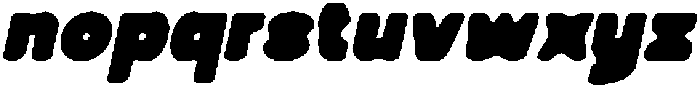 CS Garvey Drawn Italic otf (400) Font LOWERCASE