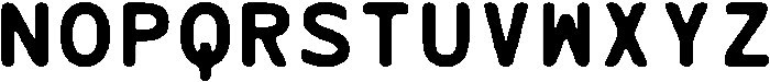 CS Gayle Mono Rounded Regular otf (400) Font UPPERCASE