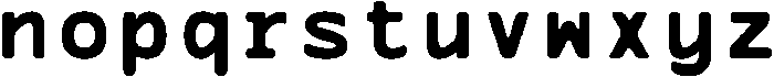 CS Gayle Mono Rounded Regular otf (400) Font LOWERCASE