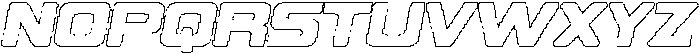 CS Geist Pixel Outline otf (400) Font UPPERCASE