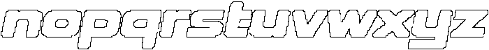 CS Geist Pixel Outline otf (400) Font LOWERCASE