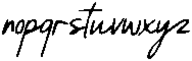 CS Gelda Drawn Italic otf (400) Font LOWERCASE