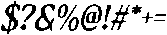 CS Gelios Drawn Italic otf (400) Font OTHER CHARS