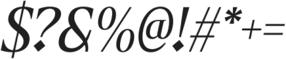 CS Gelios Italic otf (400) Font OTHER CHARS