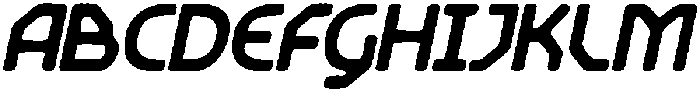 CS General Drawn Italic otf (400) Font UPPERCASE