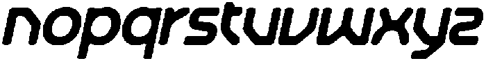 CS General Drawn Italic otf (400) Font LOWERCASE