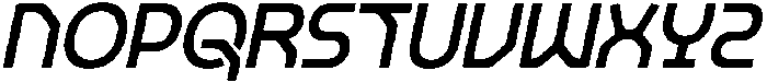 CS General Italic otf (400) Font UPPERCASE
