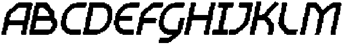 CS General Pixel Regular otf (400) Font UPPERCASE