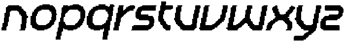 CS General Pixel Regular otf (400) Font LOWERCASE