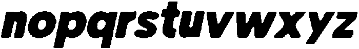 CS Generic Drawn Italic otf (400) Font LOWERCASE