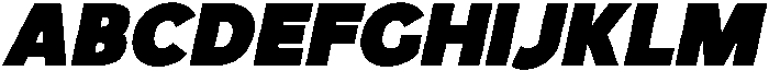 CS Generic Italic otf (400) Font UPPERCASE