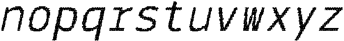 CS Genio Mono Disco Italic otf (400) Font LOWERCASE