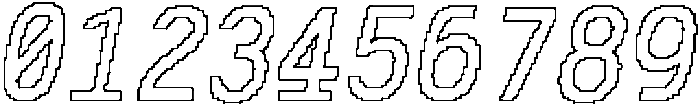 CS Genio Mono Pixel Outline otf (400) Font OTHER CHARS