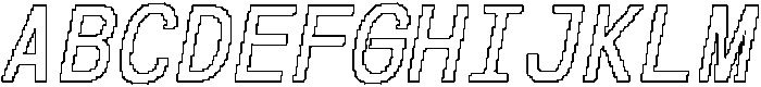 CS Genio Mono Pixel Outline otf (400) Font