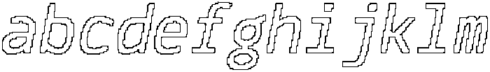CS Genio Mono Pixel Outline otf (400) FONT